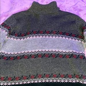 cropped christmas sweater